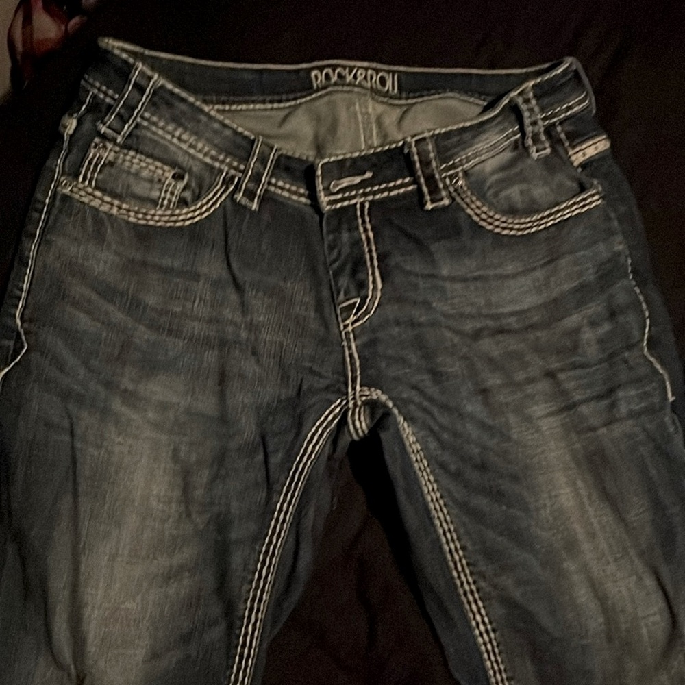 Rock and roll riding jeans. 30x32 worn once and outgrew.